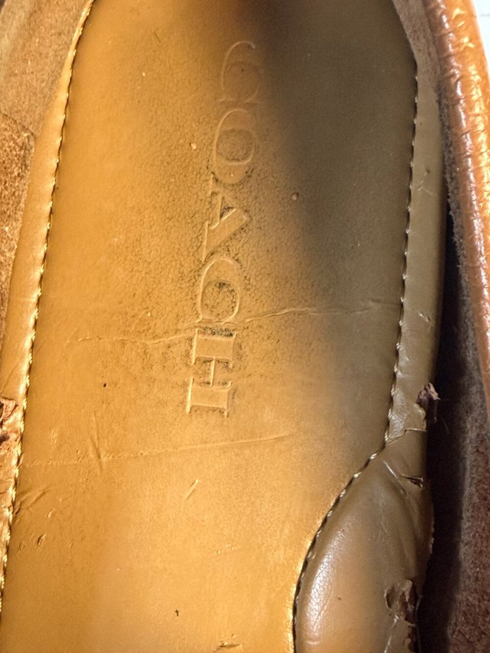 Women's Coach size 7B loafers - Picture 8 of 14